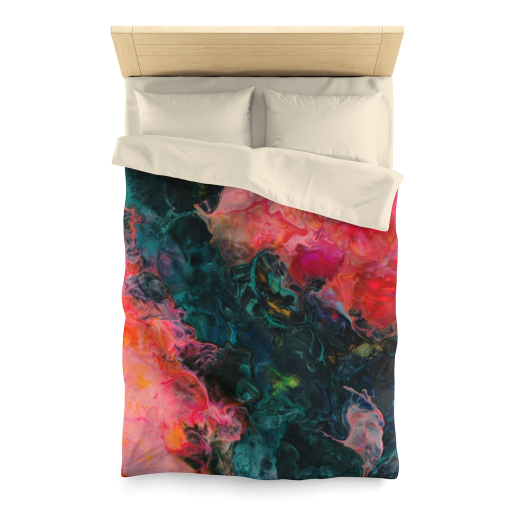 Feel the Borboleta Microfiber Duvet Cover