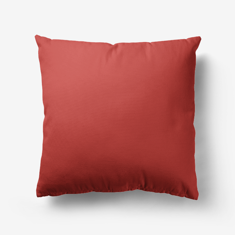 Cherry Red Hypoallergenic Throw Pillow
