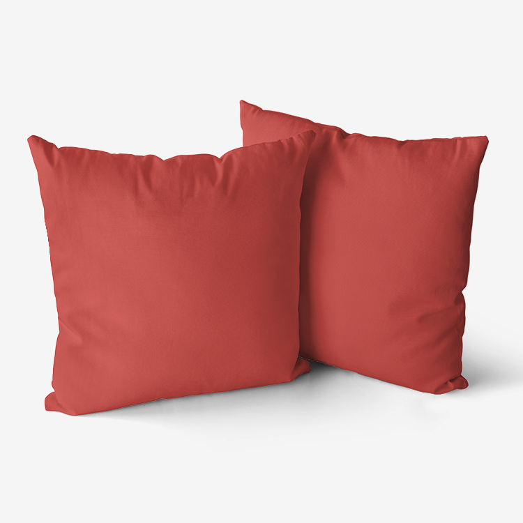 Cherry Red Hypoallergenic Throw Pillow