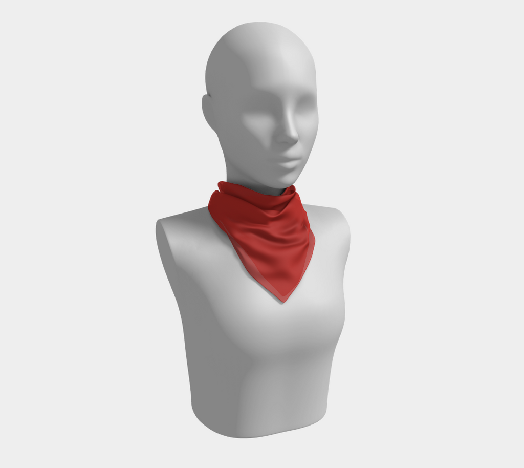 Red Cherry Luxury SIlk Scarf