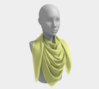 Butter Yellow Luxury Silk Scarf