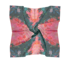 Feel the Borboleta Splash Print Square Scarf