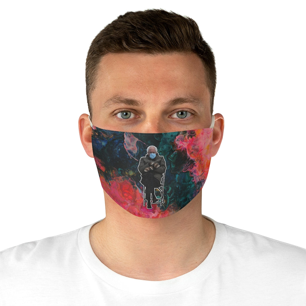 Bernie on Feel the Borboleta Fabric Face Mask