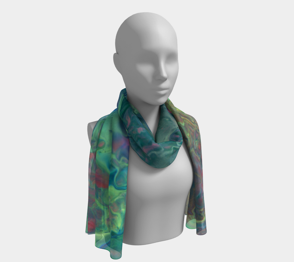 Envy Splash Long Scarf