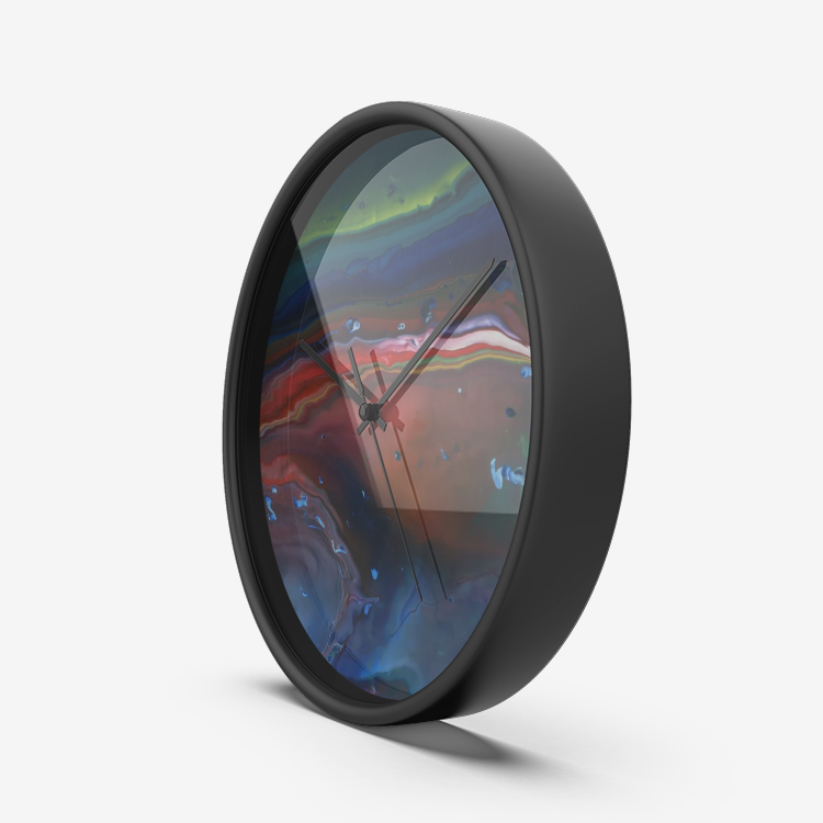 Northern Light Numberless Silent Wall Clock