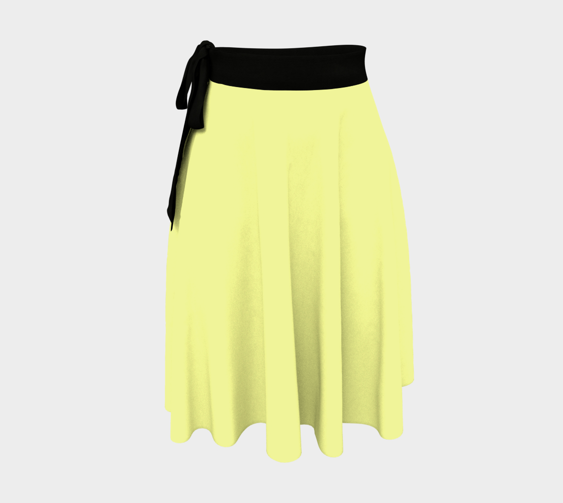Butter Yellow Wrap Skirt