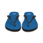 Water Blue Rainbow Brand Flip-Flops