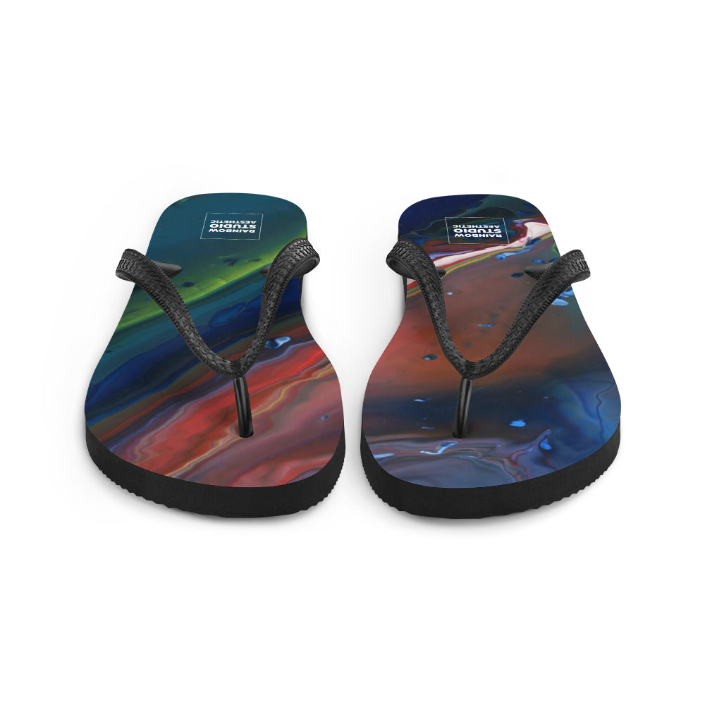 Northern Light Rainbow Brand Flip-Flops