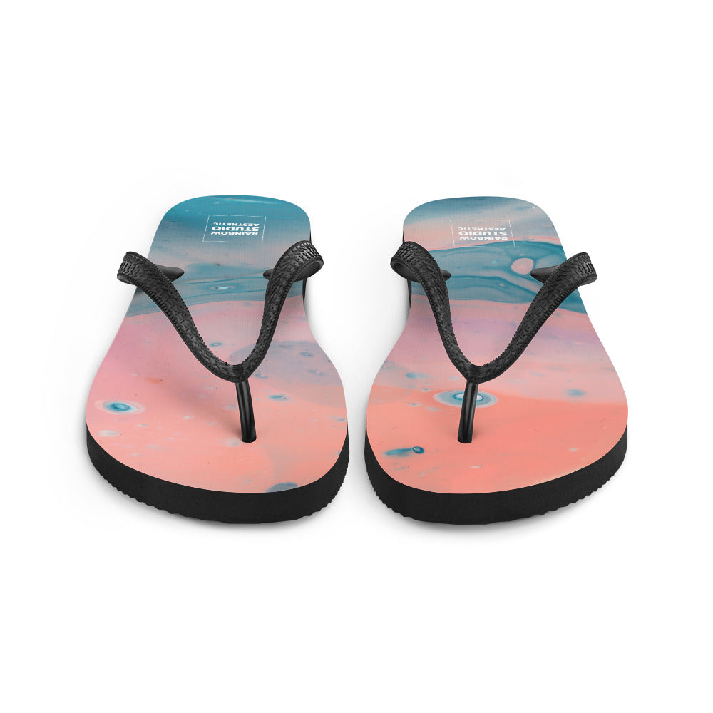 Proud Brigid Rainbow Brand Flip-Flops