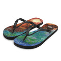 Aura Splash Rainbow Brand Flip-Flops