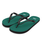 Bright Green Rainbow Brand Flip-Flops
