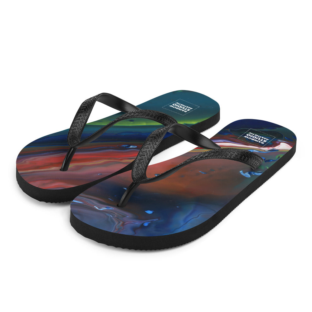 Northern Light Rainbow Brand Flip-Flops