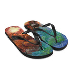 Aura Splash Rainbow Brand Flip-Flops