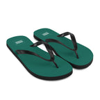 Bright Green Rainbow Brand Flip-Flops