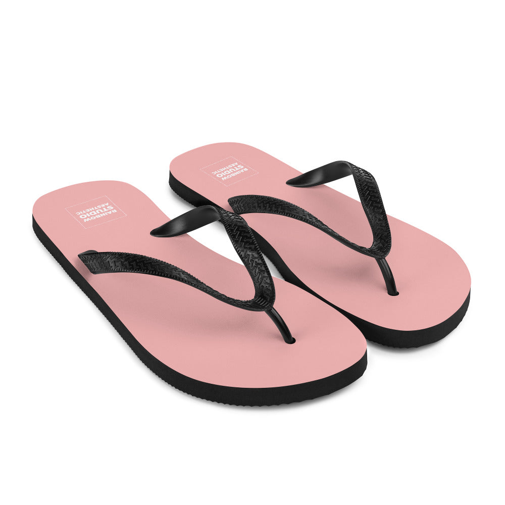 Pink Petal Rainbow Brand Flip-Flops