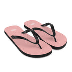 Pink Petal Rainbow Brand Flip-Flops