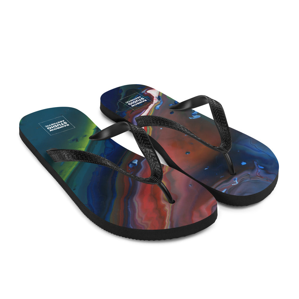 Northern Light Rainbow Brand Flip-Flops
