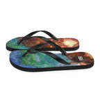Aura Splash Rainbow Brand Flip-Flops