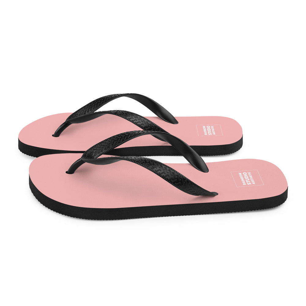 Pink Petal Rainbow Brand Flip-Flops