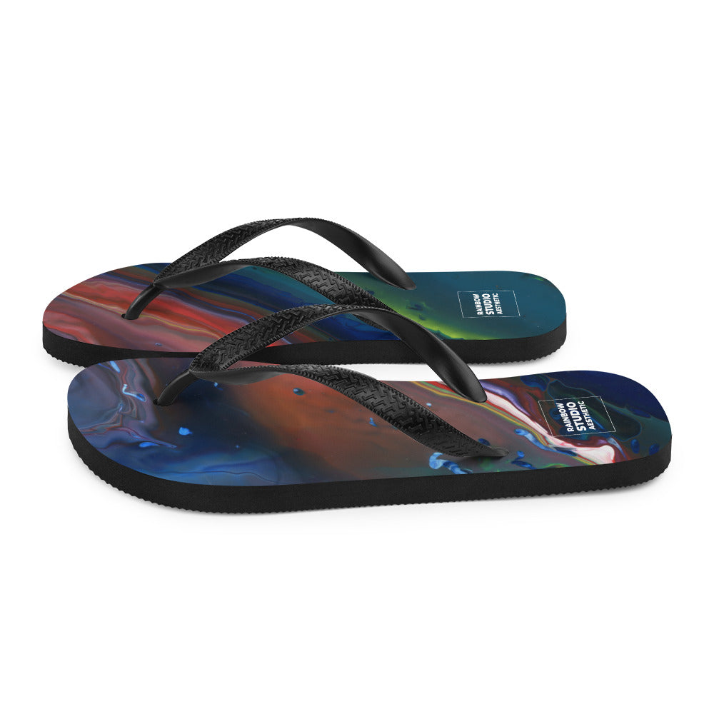 Northern Light Rainbow Brand Flip-Flops