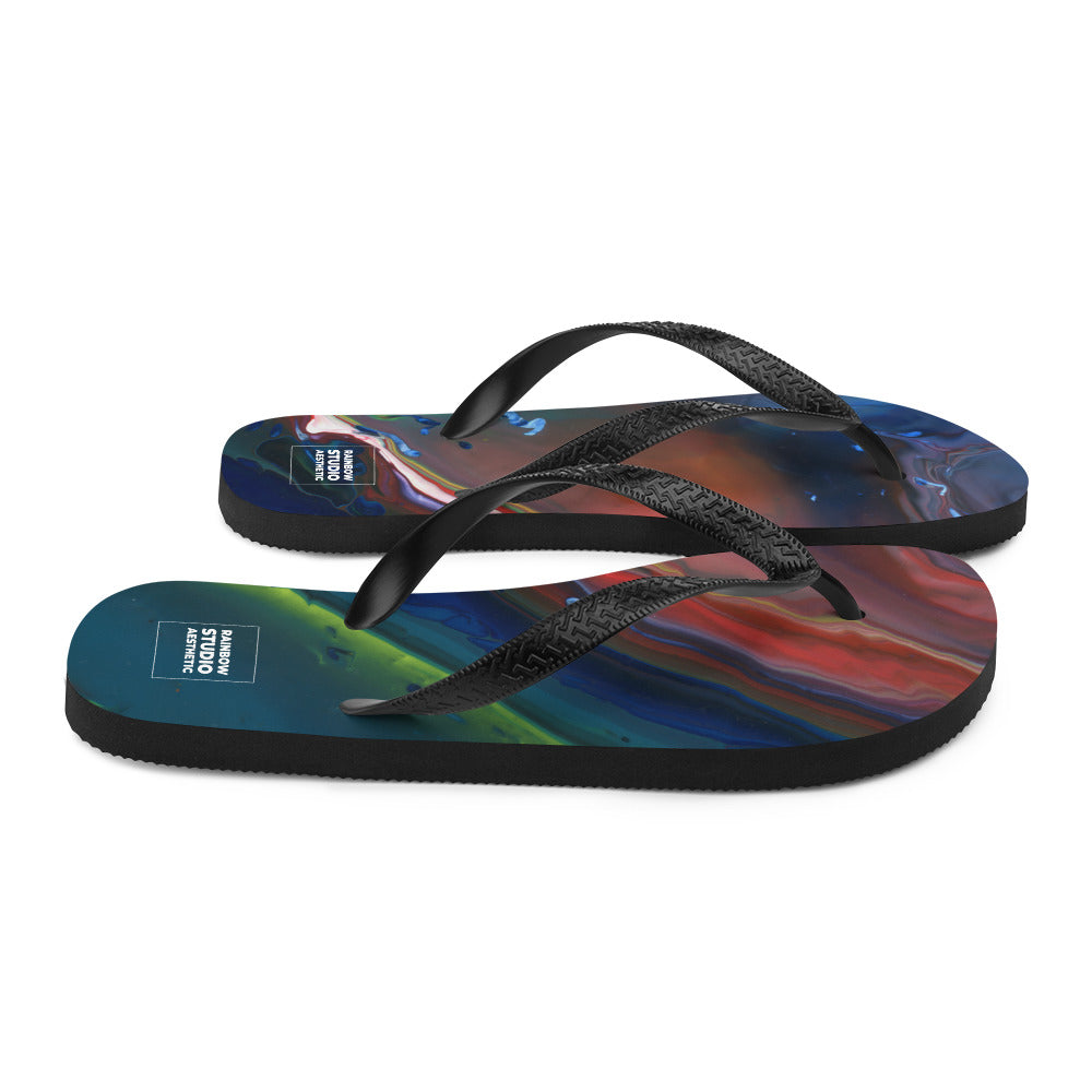Northern Light Rainbow Brand Flip-Flops