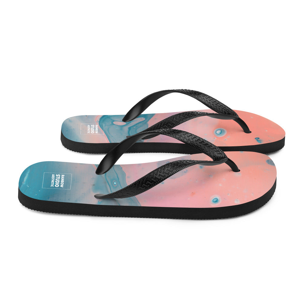 Proud Brigid Rainbow Brand Flip-Flops