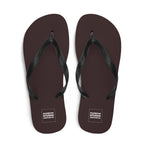 Chocolate Brown Rainbow Brand Flip-Flops